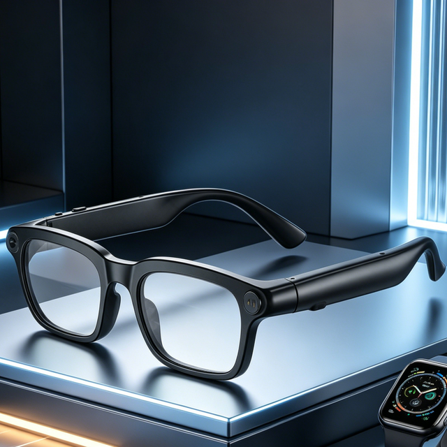 Smart Glasses, 8MP HD Camera,BT Audio Calling, Wi-Fi Transmission, Video Recording, M08 Sunglasses, Smart Wearable Headphones