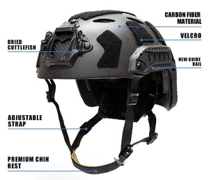 Sistema de <span class=keywords><strong>casco</strong></span> compuesto de fibra de carbono FMA FAST SF, <span class=keywords><strong>casco</strong></span> táctico de salida de fábrica de espuma EPP de alta calidad TB1468 - Product Image 2