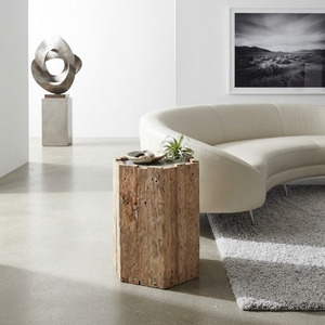 Mesa de Centro Redonda Mediana Verolinda, Madera Sólida Hecha a Mano, Mesa de Salón, Mueble Decorativo de Madera, Mesa para el Hogar - Product Image 6