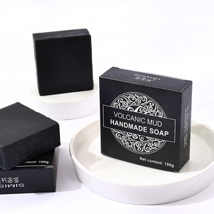 Handmade 100G Rắn Núi Lửa Bùn Than Tre Khoáng Sản Xà Phòng Hiệu Quả Làm Sạch Và Giữ Ẩm Xà Phòng - Product Image 2