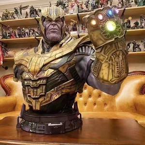 Vente flash Statue de Spider-Man grandeur nature, Captain <span class=keywords><strong>Thanos</strong></span>, sculpture en résine de fibre de verre pour la maison, figurine de bande dessinée Marvel - Product Image 6