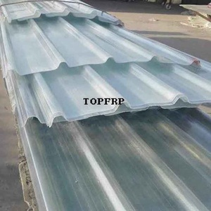 แผ่นหลังคาไฟเบอร์กลาส FRP แบบโปร่งแสงลูกฟูก - Product Image 3