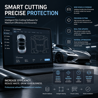 Software de Corte de Película Automotriz: Datos Completos del Vehículo, Corte Inteligente con Optimización de Materiales y Reducción de Desperdicio
