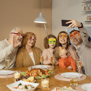 Regalo creativo presente occhiali per festa di ringraziamento decorazione di carta occhiali divertenti foto zucca <span class=keywords><strong>turchia</strong></span> festa all'ingrosso personalizzato - Product Image 5