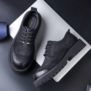 Handcrafted high-end genuine leather business casual wide-brimmed multi-functional <b>shoes</b> - Product Image 3