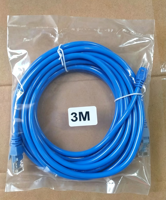 Kabel Jaringan Cat5/Cat6/Cat7 UTP Tanpa Pelindung 7*0.15mm CCA/BC Kabel LAN Cat5E/Cat6A 0.5m/1m Kabel Ethernet dengan Konektor RJ45