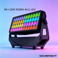 Projecteur LED Wash 8 segments à contrôle individuel 1100W avec plusieurs lentilles optionnelles pour scène de DJ et club