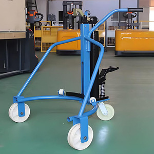 Chariot hydraulique manuel pour fûts d'huile avec conception anti-basculement pour une manutention sûre et stable des fûts d'huile - Product Image 5