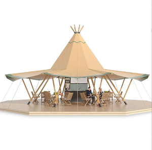 Carpa Piramidal Personalizada con Estructura de Madera para Música, Bar, Actividades, Resistente al Viento hasta 100 km/h - Product Image 2