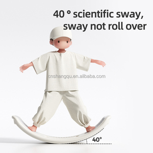 Thanh thiếu niên cảm giác phát triển trẻ em Yoga trò chơi Đào tạo tập thể dục tập thể dục đứng Mê Cung lắc lư bảng trong nhà nhựa cong cân bằng Hội Đồng Quản Trị - Product Image 3