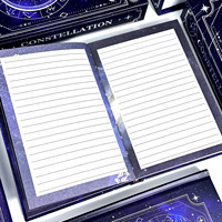 Cuaderno de Tapa Dura con Candado de Contraseña de las Doce Constelaciones del Cielo Estrellado, Diario con Gráfico de Estrellas Giratorio, Regalo, Venta al Por Mayor OEM