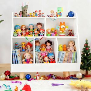 Mobiletto portaoggetti per <span class=keywords><strong>libri</strong></span> e giocattoli per bambini, organizer <span class=keywords><strong>da</strong></span> pavimento per la casa e l'asilo, angolo lettura - Product Image 2
