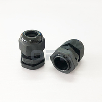 Presse-étoupe en nylon PG11 noir en plastique, étanche IP68, protection en nylon, presse-étoupe fileté PG-11 pour câble de 5-10 mm de diamètre