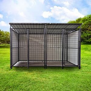 Chenils grand extérieur résistant aux intempéries chenil <span class=keywords><strong>galvanisé</strong></span> chien chenils - Product Image 3