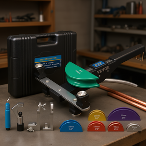 Cintreuse de tubes Vevor 1/4-7/8 pouces, outil de cintrage de tubes en cuivre à 90 degrés avec matrices pour tubes de 6-22 mm - Product Image 2