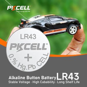 Pkcell קיבולת גבוהה 1.5v <span class=keywords><strong>ag12</strong></span> lr20 lr20 <span class=keywords><strong>lr43</strong></span> 186 386 לחצן תא כף אלקליין עבור שעון אלקטרוניקה - Product Image 3