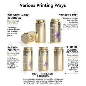 Custom Design Electroplated Aluminum Bottles Luxury <b>Pill</b> <b>Containers</b> Metal Supplement Bottle Aluminum Vitamin Bottles - Product Image 5