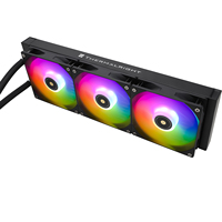 Refroidisseur de processeur liquide Thermalright Frozen Prism 360 BLACK ARGB avec trois ventilateurs PWM 1850RPM pour LGA1700 AM5