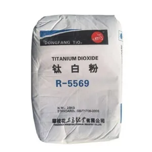 Dongfang tio2 titanyum dioksit 5566 kaliteli 25kg torba fiyat ile titanyum dioksit paint 5566 boya için