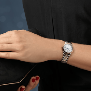 Montre rectangulaire à quartz de petite taille avec index en diamant et bracelet en acier inoxydable pour femmes Longinesing - Product Image 5