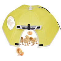 Opvouwbare kuikenverwarmer, pluimvee-verwarmingskooi, kuikenkooiverwarmer voor pluimvee, puppy's, kittens, kwekerijen