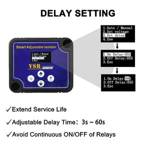Kép Pin <span class=keywords><strong>isolator</strong></span> 12V 140amp Điện áp nhạy cảm tiếp sức điện áp thiết lập VSR Tương thích với <span class=keywords><strong>RV</strong></span> Marine xe ô tô xe tải Caravan - Product Image 3