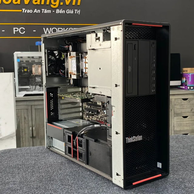 Feature-Rich ThinkStation P720 Tower Workstation Durable 16GB Memory Workstation for Heavy Data Processing for Professionals
