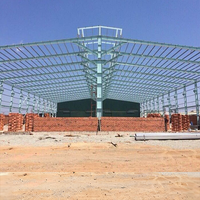Edificio Prefabricado de Estructura de Acero Ligero, Almacén Logístico Moderno para Exteriores, Taller, Nave Industrial, Oficina, Supermercado, Centro Comercial, Escuela