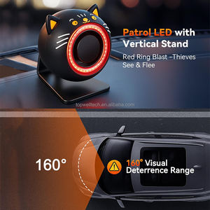 Симпатичная Беспроводная Автомобильная охранная сигнализация в форме кошки с дистанционным управлением - Product Image 5