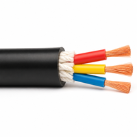 Câble YVF robuste 3 conducteurs 0,6/1 kV, excellente résistance à l'huile pour applications de palans et de machines mobiles 3*16mm²