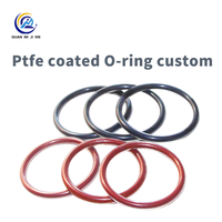 Joint d'étanchéité en silicone Atlas O-ring résistant aux produits chimiques, encapsulé en PTFE, FKM haute température, revêtu de FEP pour vannes de traitement chimique