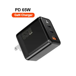 Trending Products 2024 New Arrivals Portable Pd Qc3.0 Fast Charger Mobile Phone 65w Laptop Charger Adapter