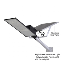 Lampe solaire LED pour route, à économie d'énergie, étanche IP66, avec batterie, DC 60W/100W/120W/150W, pour extérieur, jardin, route