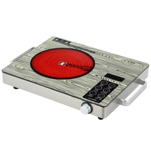 Estufa de vidrio cuadrada manual de un solo quemador de alta potencia para cocina comercial, ideal para hotpot, cocina de alta potencia que funciona de forma segura hasta 20 cm. - Product Image 2