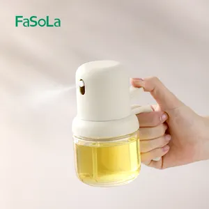 FaSoLa 180ml Pulverizador De Azeite De Vidro para Óleo De Cozinha Dispenser Oil Spray Garrafa Air Fritadeira Salada BBQ Assar Torrar Frying