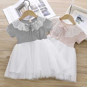 Wholesale Casual Kids Party Lace Dresses Gown for Girls Children Design on Summer Looking for Distributor - Product Image 2