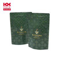 Sac de papier d'aluminium PET/VMPET/PE d'emballage alimentaire de poche debout imprimée UV avec Mylar pour l'emballage de café et de sucre