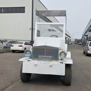Carro Fúnebre Eléctrico de Lujo Zhenda en Oferta, con Ataúd Moderno, Llantas de Goma Sólida, 6 Ruedas, Origen Henan - Product Image 5