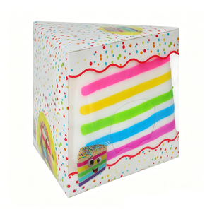 Hot Sale PU Foam Colorful Large Thousand Layer Cake Shaped Venting Slow Rising Stress Reliever <b>Squeeze</b> Promotional Toy for Kids - Product Image 1