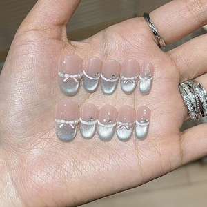 <span class=keywords><strong>Uñas</strong></span> Postizas Acrílicas de Lujo con Efecto Ojo de Gato, Diseño de Ataúd Cuadrado, Molde 3D, Glamorosas para Uso Diario, Venta al por Mayor - Product Image 1