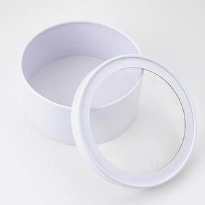 Exquisita Caja de <span class=keywords><strong>Flores</strong></span> Redonda Transparente, Caja de Embalaje de <span class=keywords><strong>Flores</strong></span> Especial para el Día de San Valentín, Adecuada para que las Parejas la Regalen - Product Image 5