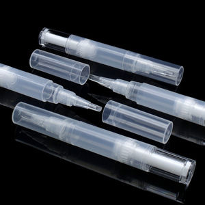 Vide 1.5ml 2ml 3ml 4ml 5ml brillant à lèvres Tube <span class=keywords><strong>bouteille</strong></span> conteneur cuticule huile vernis à ongles accessoires de maquillage <span class=keywords><strong>stylo</strong></span> torsadé avec brosse - Product Image 2