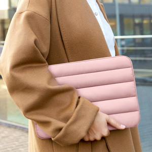 Custodia per Laptop trapuntata su misura con maniche a manica per Tablet da 13-14 pollici borsa per Laptop per iPad Pro MacBook custodia per <span class=keywords><strong>Computer</strong></span> - Product Image 3