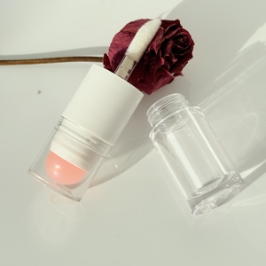 Tubo vacío para corrector cosmético, envase de doble punta para contorno, aplicador de colorete con cabezal exprimible y serigrafía - Product Image 5