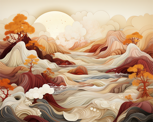 Trang trí nội thất đẹp Quà Tặng DIY 40x50 bức tranh bằng số người lớn Acrylic sơn tác phẩm nghệ thuật bức tranh bằng số Kit - Product Image 2