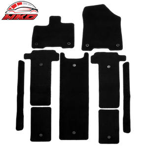 Tapis de sol pour Toyota Sienna 7 passagers 21-26, tapis antidérapants avant et arrière noirs, 9 pièces - Product Image 1