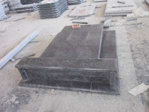 Fournisseurs professionnels de pierres tombales en granit bleu de Style roumanie - Product Image 6