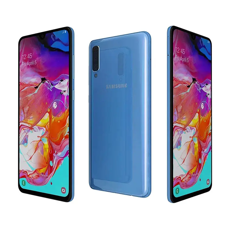Original factory Unlocked 128gb android Used celulares telefonos A70 unlocked 4g smart cell Mobile Phones for SAMSUNG Galaxy A70