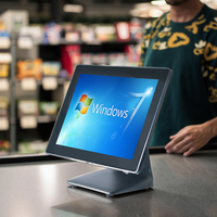 Tout-en-un 15 "système de point de vente au détail caisse enregistreuse pour restaurant supermarché caissier ordinateur 915D point de vente