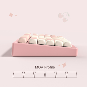 XVX Keycaps pembe kiraz puding 143-Key PC klavye tuş takımı İngilizce boya-süblimasyon Fit ANSI düzeni mekanik klavye - Product Image 4